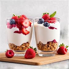 Greek yogurt benefits healthy breakfast bowl with berries and protein-rich nutrition
